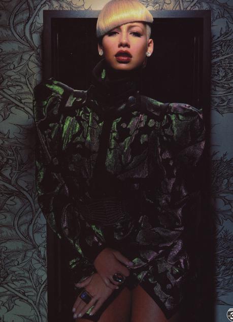 Amber Rose VIBE Magazine December 2009 Issue & Spread